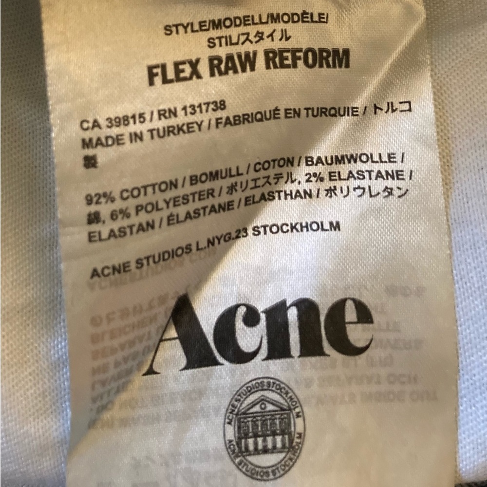 ACNE JEANS 30/32 - Picture 4 of 7